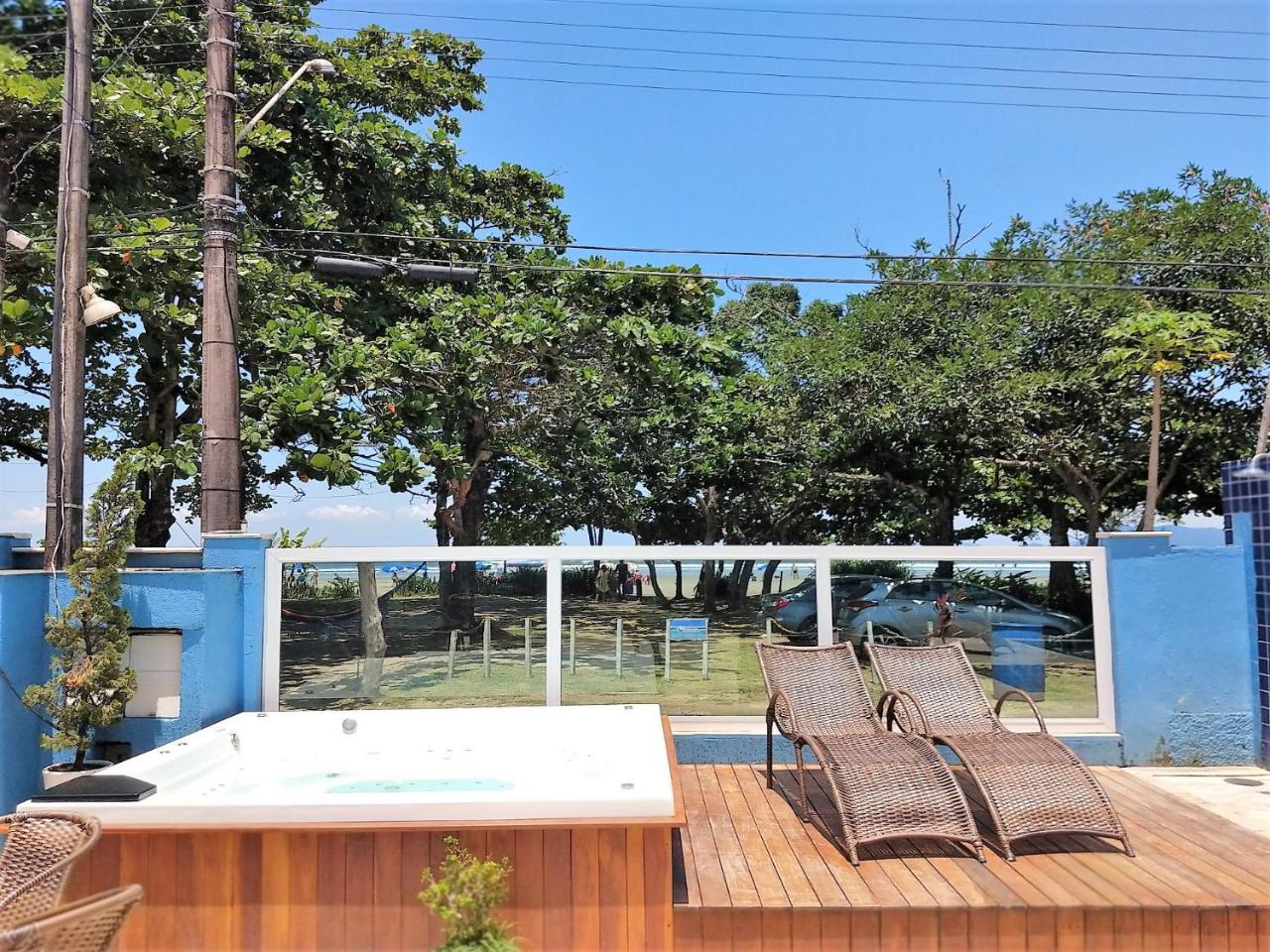 Pousada Vistazul - Piscina Climatizada - Pe Na Areia Bertioga Exterior foto
